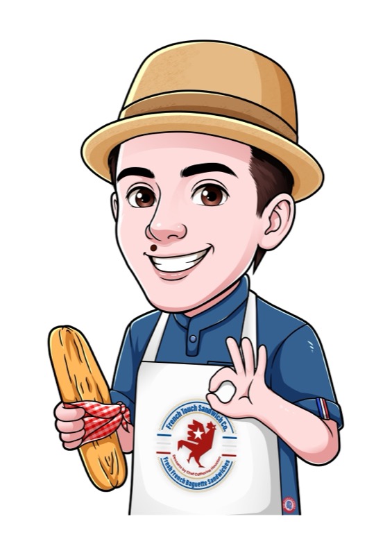 French Touch Sandwich Co. team illustration